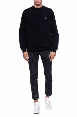 Sweatshirt with a patch and a logo, zdjęcie 2 Sweatshirt with a patch and a logo od Diesel